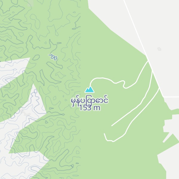 Map of မှန်ပြတောင်