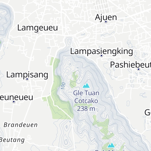 Map of Goh Uteuen Raya