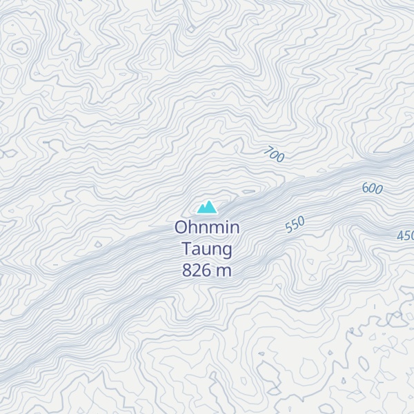 Map of Ohnmin Taung
