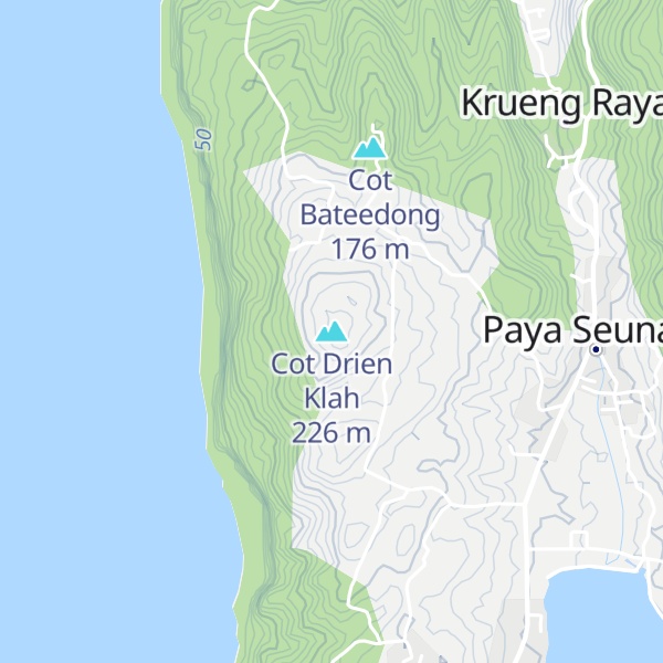 Map of Cot Drien Klah