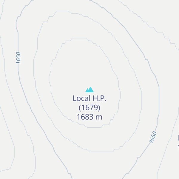 Map of Local H.P. (1679)