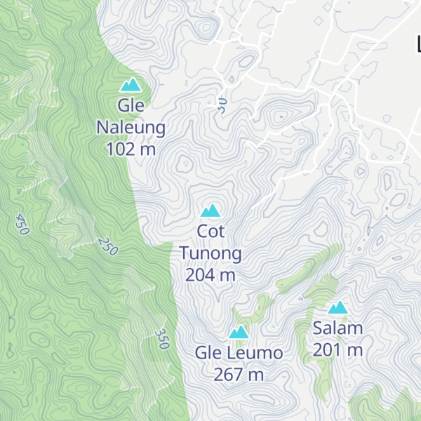 Map of Cot Tunong