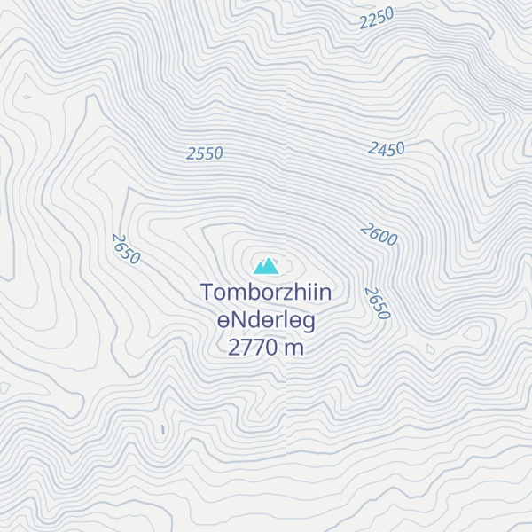 Map of Tomborzhiin өNdөrlөg