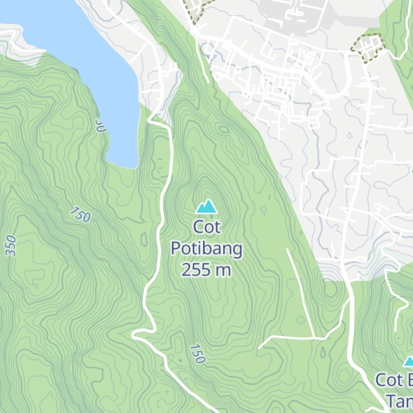 Map of Cot Potibang