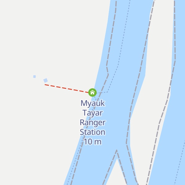 Map of Myauk Tayar Ranger Station