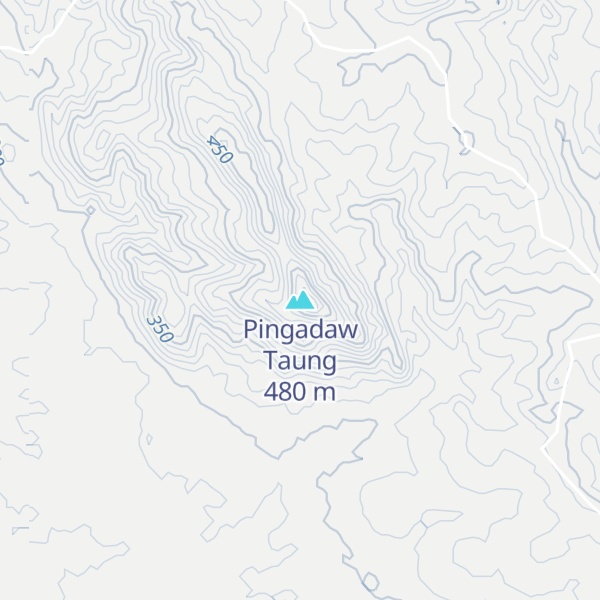 Map of Pingadaw Taung