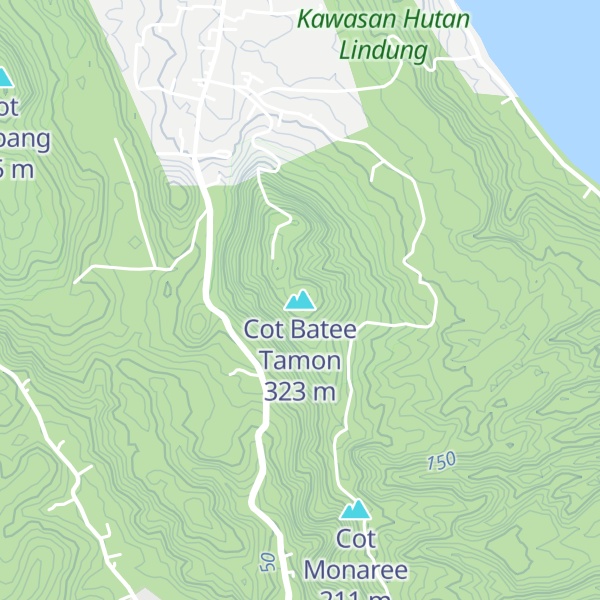 Map of Cot Batee Tamon