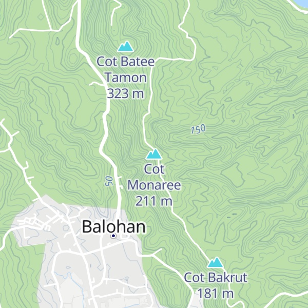 Map of Cot Monaree