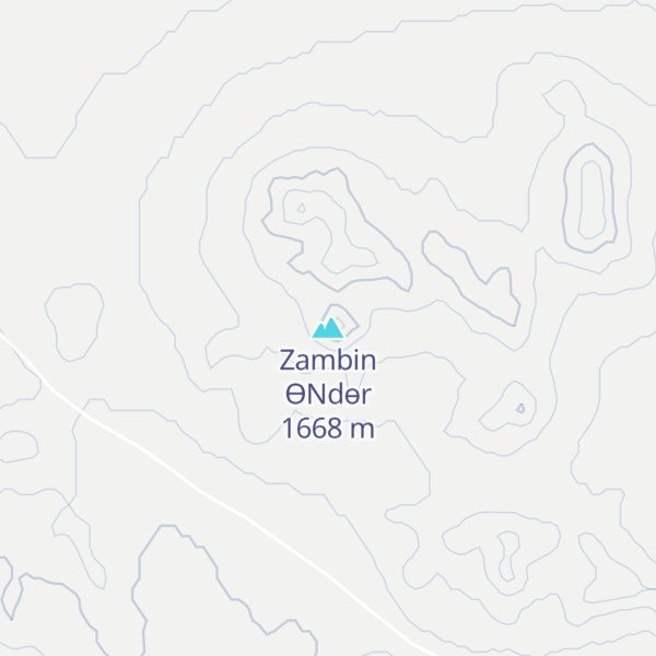 Map of Zambin ӨNdөr