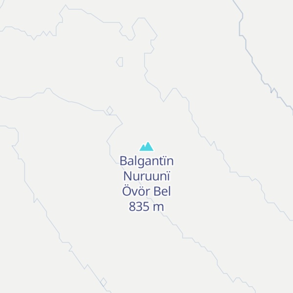 Map of Balgantïn Nuruunï Övör Bel