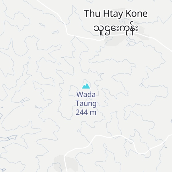 Map of Wada Taung