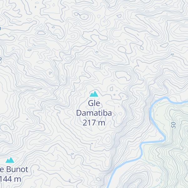 Map of Gle Damatiba