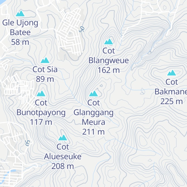 Map of Cot Glanggang Meura