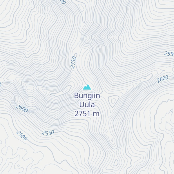 Map of Bungiin Uula
