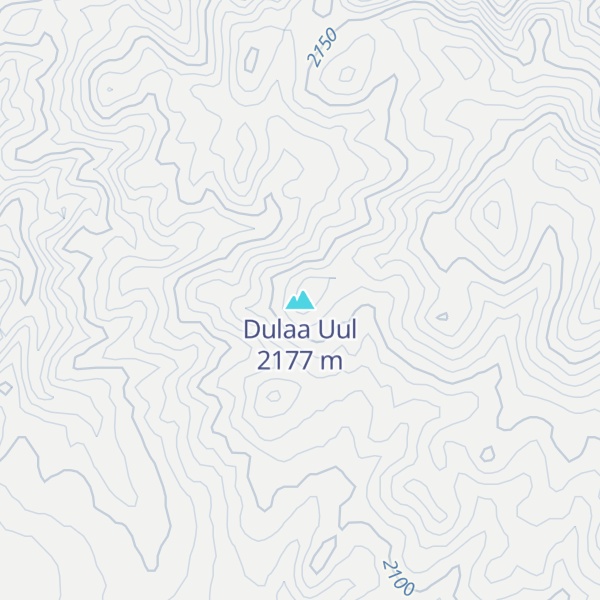 Map of Dulaa Uul