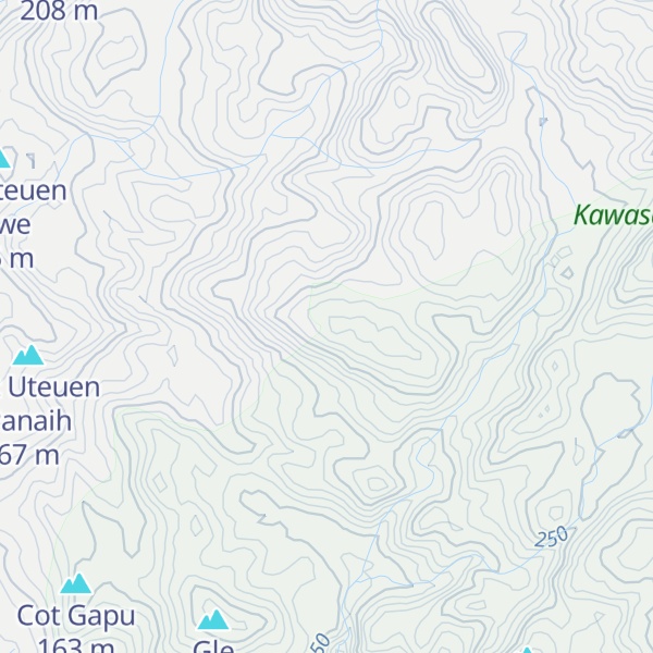 Map of Cot Ujong Uteuen Garot