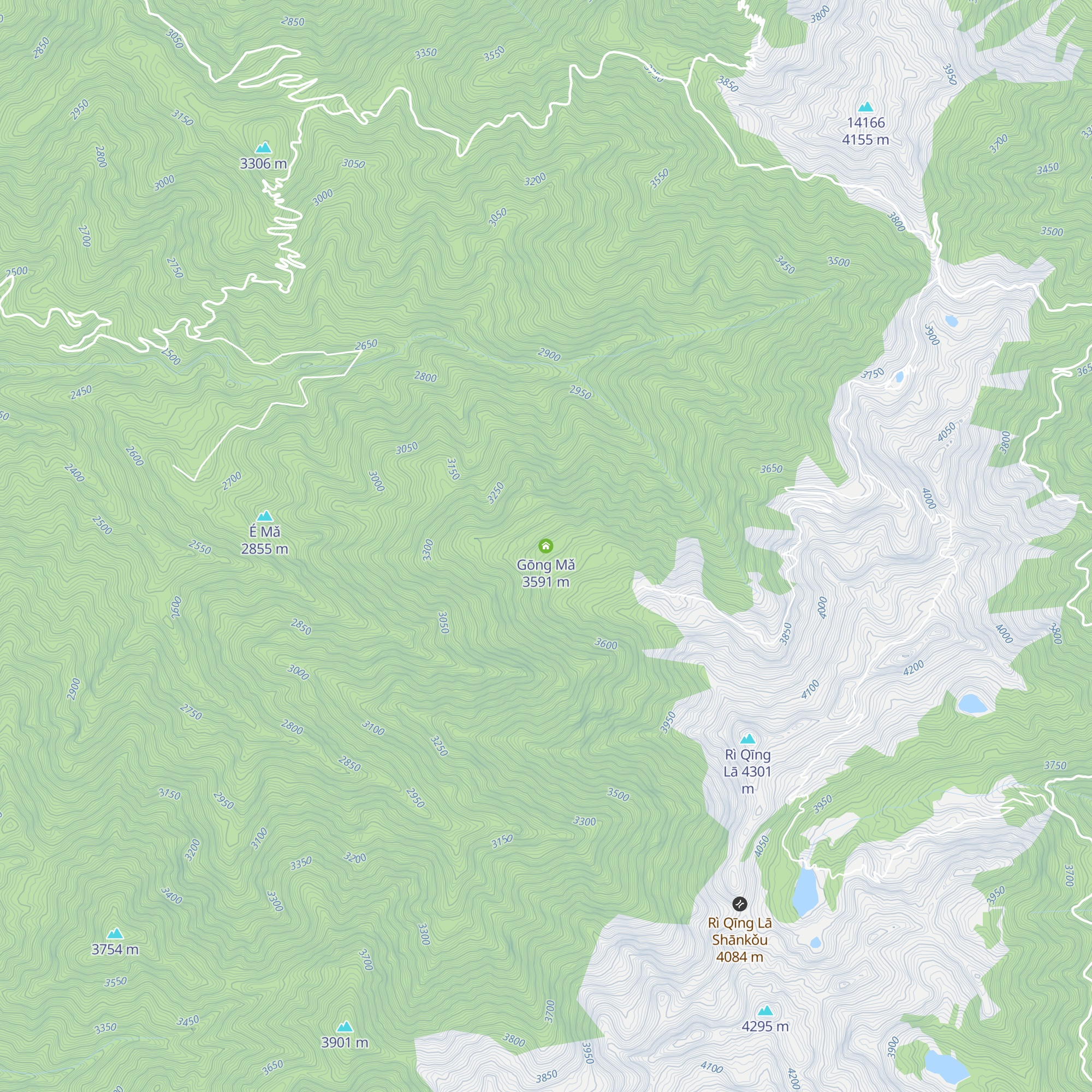 Gōng Mǎ map