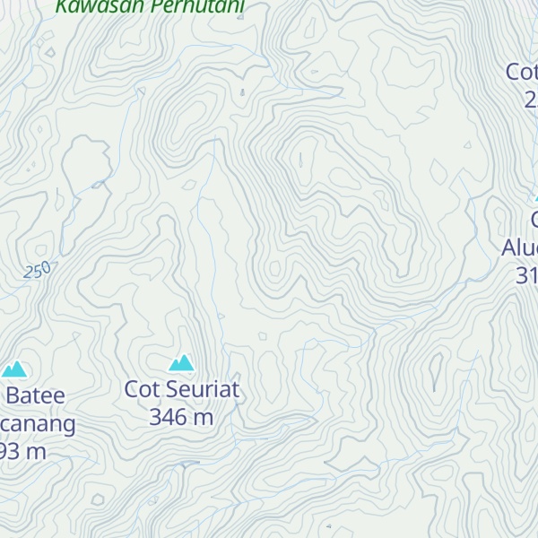 Map of Cot Ujong Uteuen Ranub