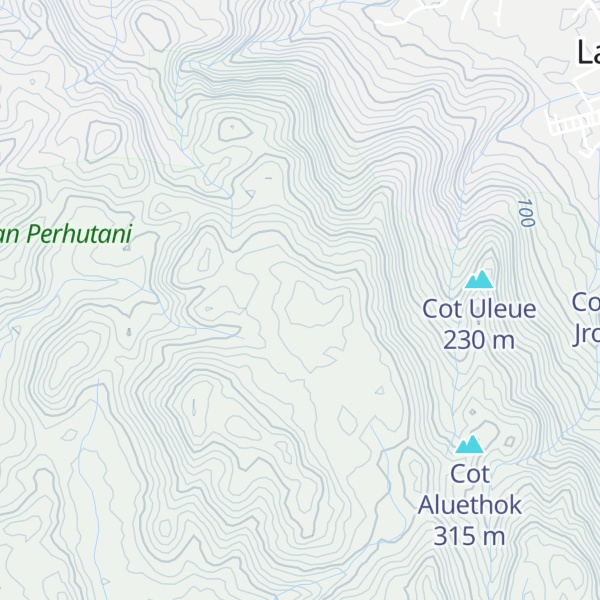 Map of Cot Uteuen Seupeueng