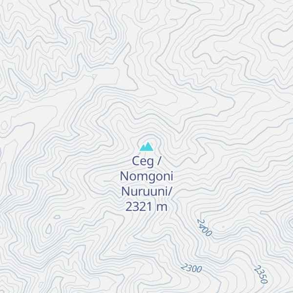 Map of Ceg /Nomgoni Nuruuni/
