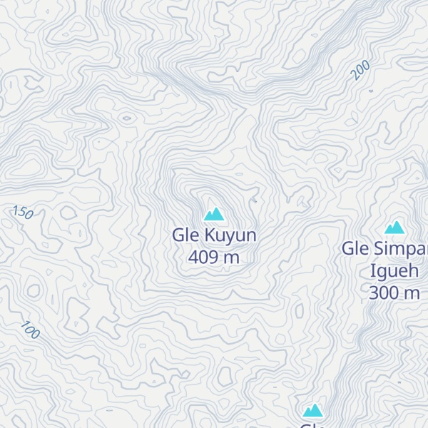 Map of Gle Kuyun