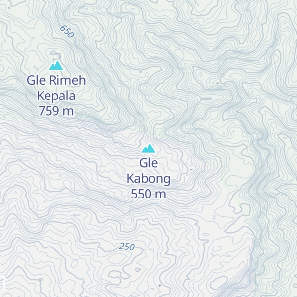 Map of Gle Kabong