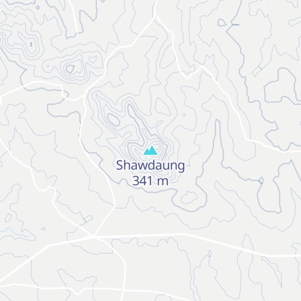 Map of Shawdaung