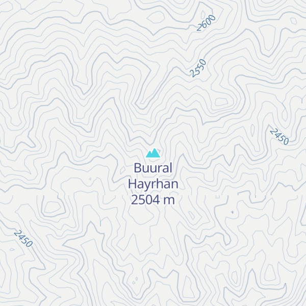 Map of Buural Hayrhan