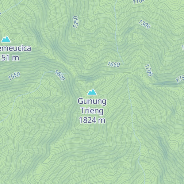 Map of Gunung Trieng