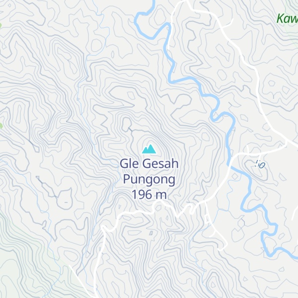 Map of Gle Gesah Pungong