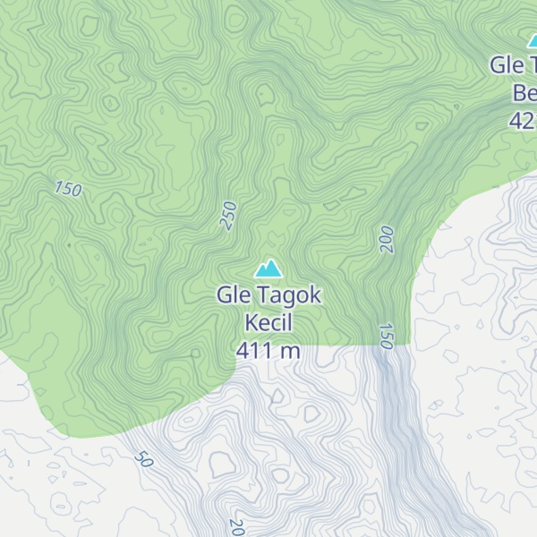 Map of Gle Tagok Kecil
