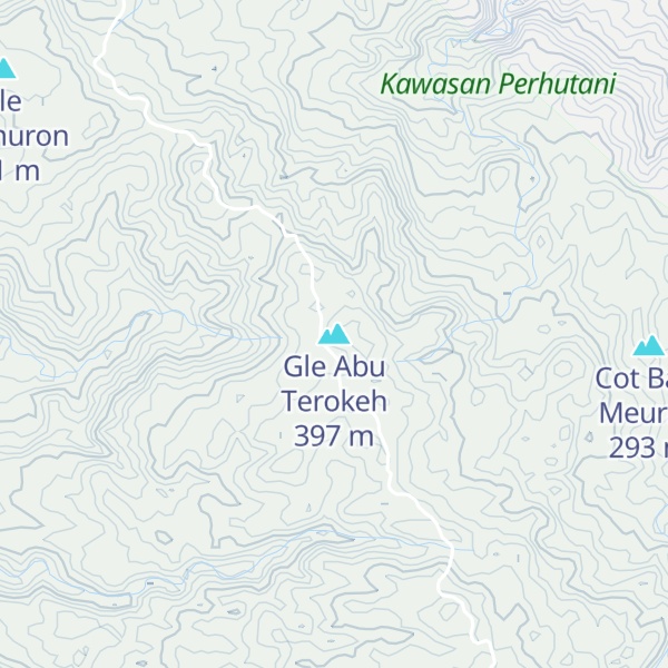 Map of Gle Abu Terokeh