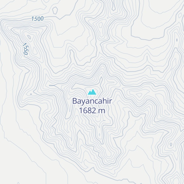 Map of Bayancahir