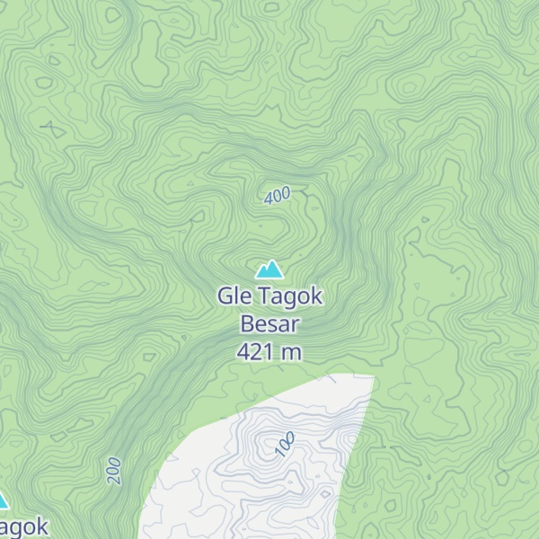 Map of Gle Tagok Besar