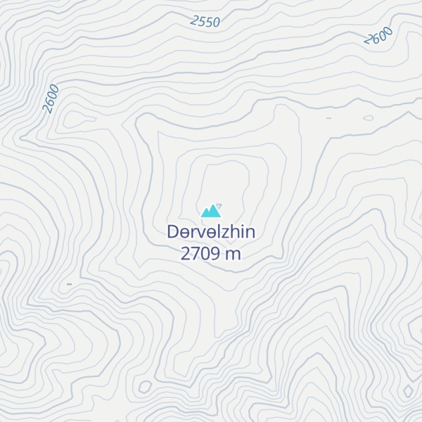 Map of Dөrvөlzhin