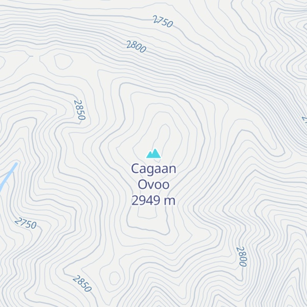 Map of Cagaan Ovoo