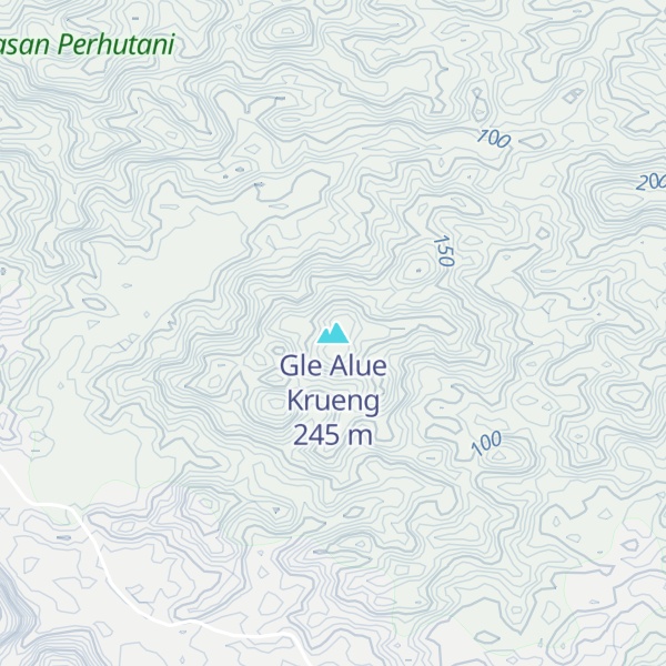 Map of Gle Alue Krueng