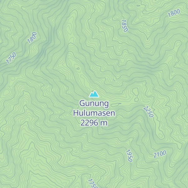 Map of Gunung Hulumasen