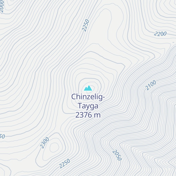 Map of Chinzelig-Tayga