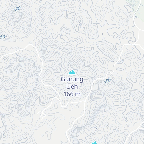 Map of Gunung Ueh