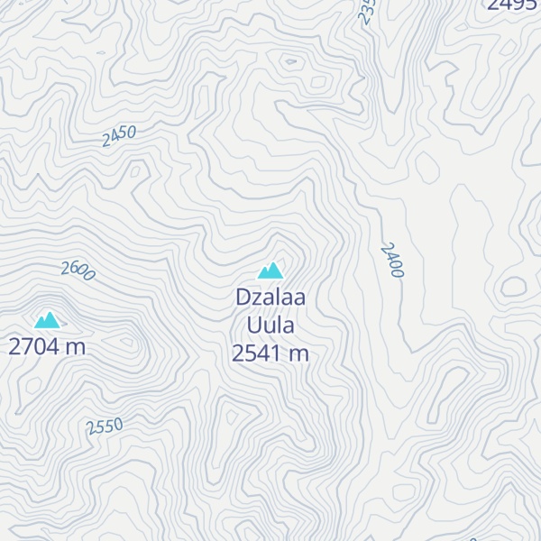 Map of Dzalaa Uula
