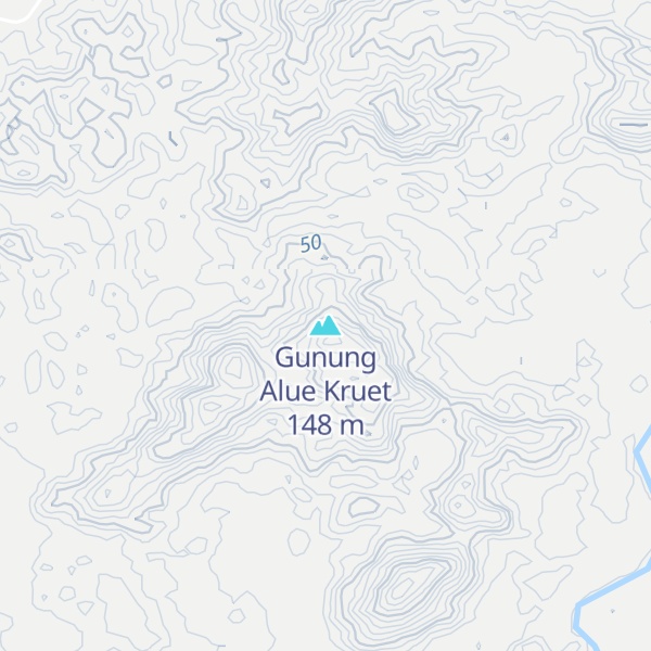 Map of Gunung Alue Kruet
