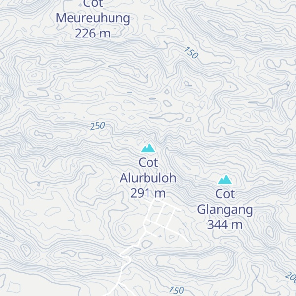 Map of Cot Alurbuloh