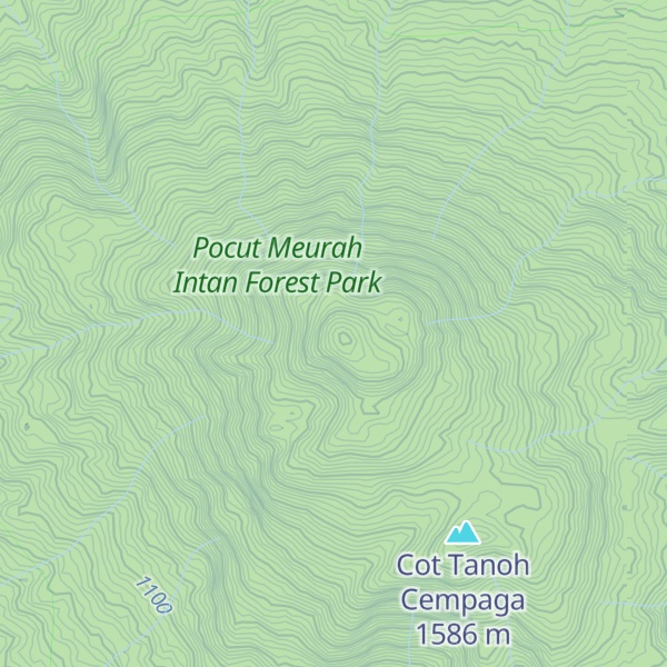 Map of Cot Seulawah Agam