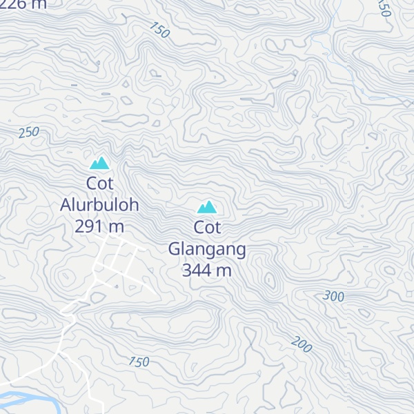 Map of Cot Glangang