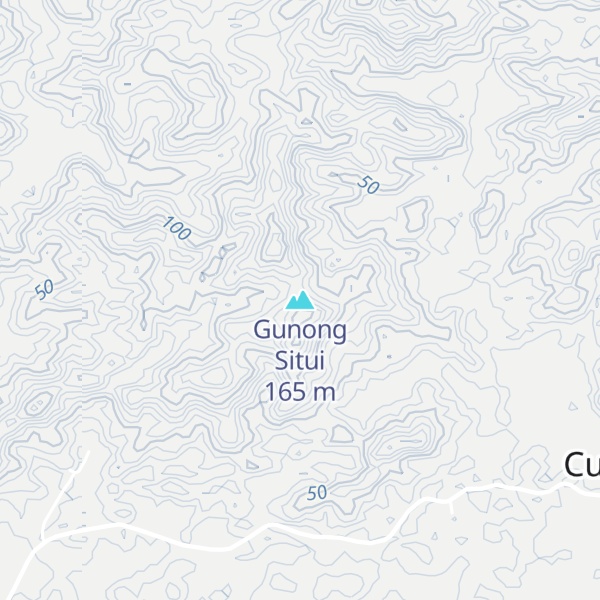 Map of Gunong Situi