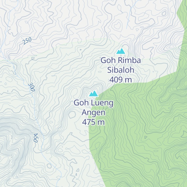 Map of Goh Lueng Angen