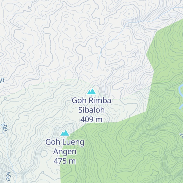 Map of Goh Rimba Sibaloh