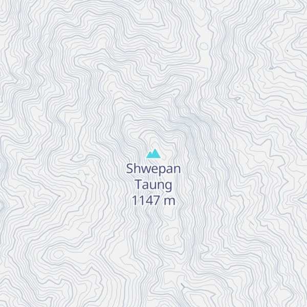 Map of Shwepan Taung