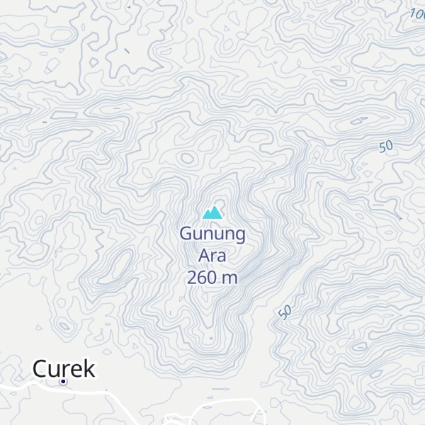 Map of Gunung Ara
